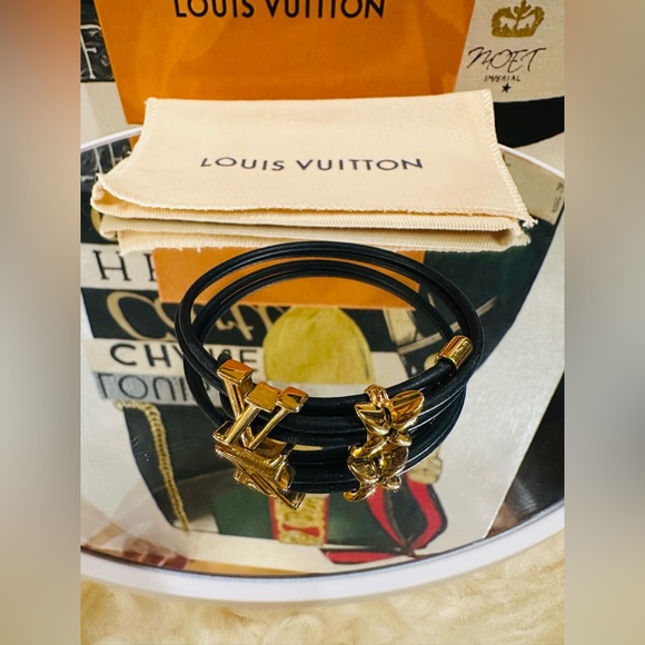 💎LOUIS VUITTON BLOOM Bracelet Full Inclusion Adjustable Strap Size 6.5cm - Picture 3 of 11